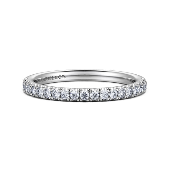 Gabriel - 14K White Gold Diamond Matching Wedding Band