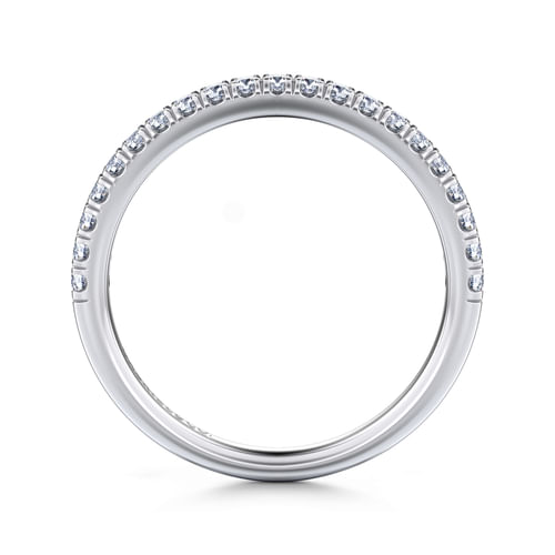 14K White Gold Diamond Matching Wedding Band