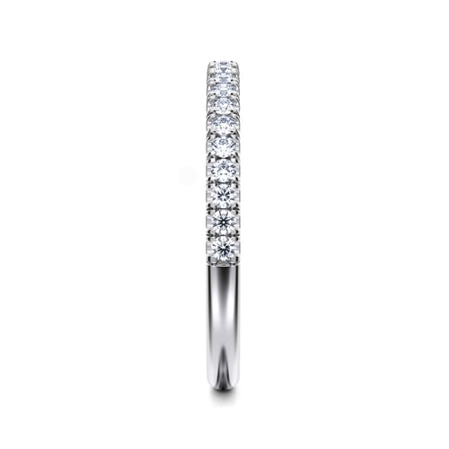 14K White Gold Diamond Matching Wedding Band