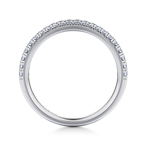 14K White Gold Diamond Matching Wedding Band