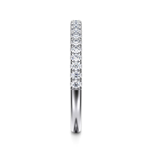 14K White Gold Diamond Matching Wedding Band