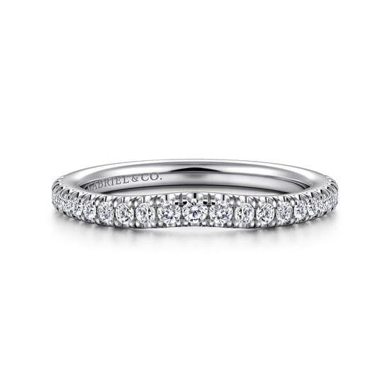Gabriel - 14K White Gold Diamond Matching Wedding Band