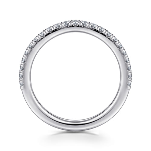 14K White Gold Diamond Matching Wedding Band