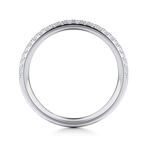 14K White Gold Diamond Matching Wedding Band