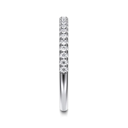 14K White Gold Diamond Matching Wedding Band
