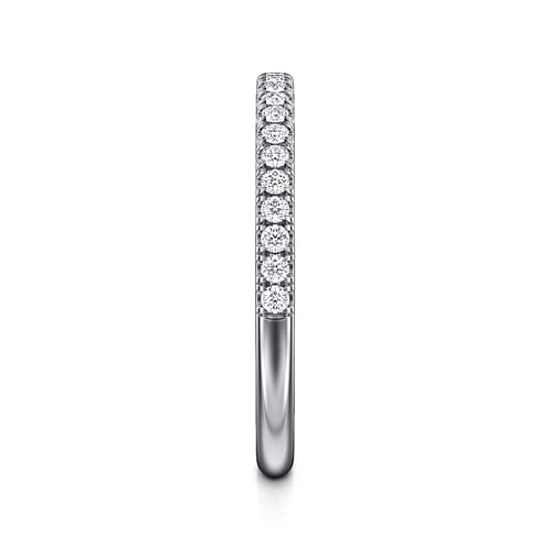 14K White Gold Diamond Matching Wedding Band