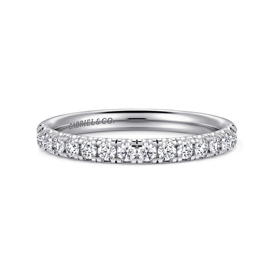 Gabriel - 14K White Gold Diamond Matching Wedding Band