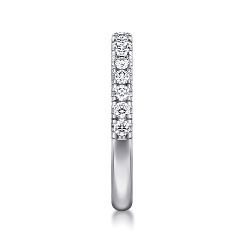 14K White Gold Diamond Matching Wedding Band
