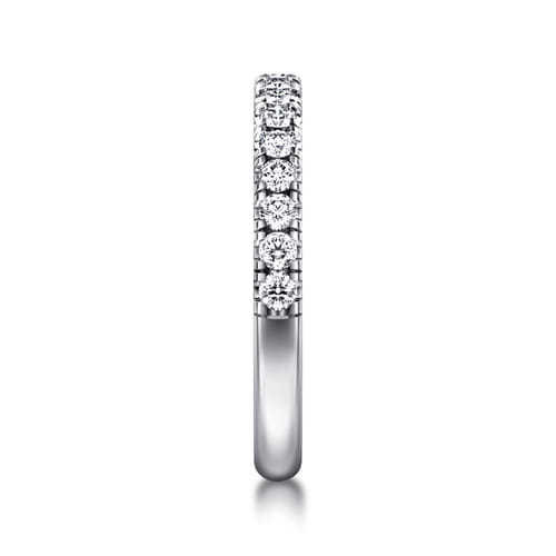 14K White Gold Diamond Matching Wedding Band