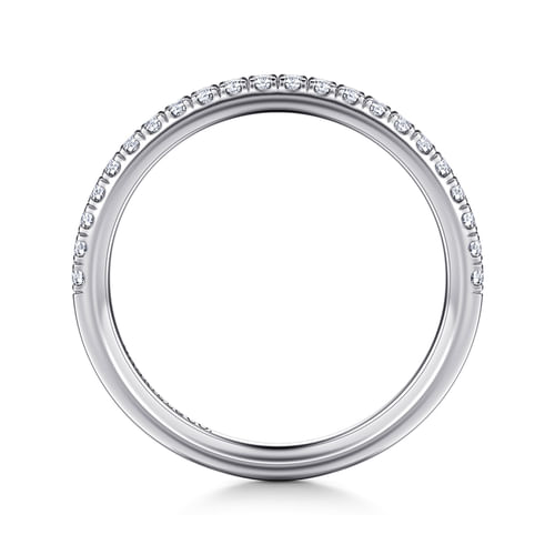 14K White Gold Diamond Matching Wedding Band
