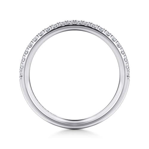 14K White Gold Diamond Matching Wedding Band