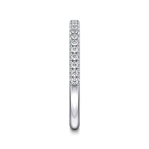 14K White Gold Diamond Matching Wedding Band