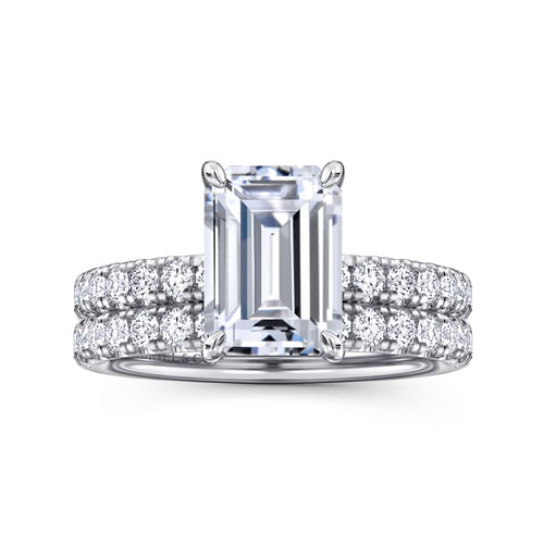 14K White Gold Diamond Matching Wedding Band