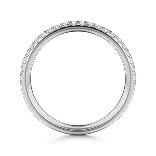 14K White Gold Diamond Matching Wedding Band