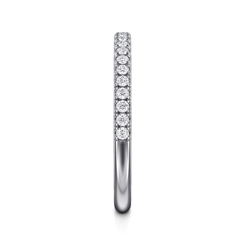 14K White Gold Diamond Matching Wedding Band
