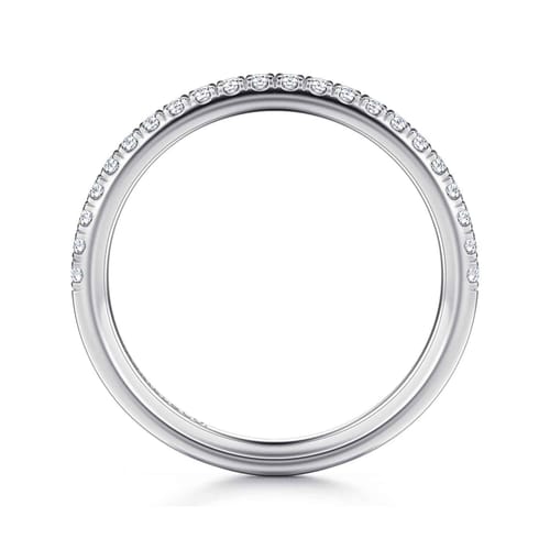 14K White Gold Diamond Matching Wedding Band