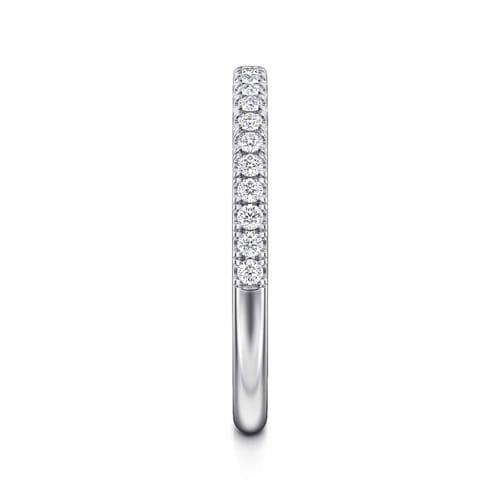 14K White Gold Diamond Matching Wedding Band