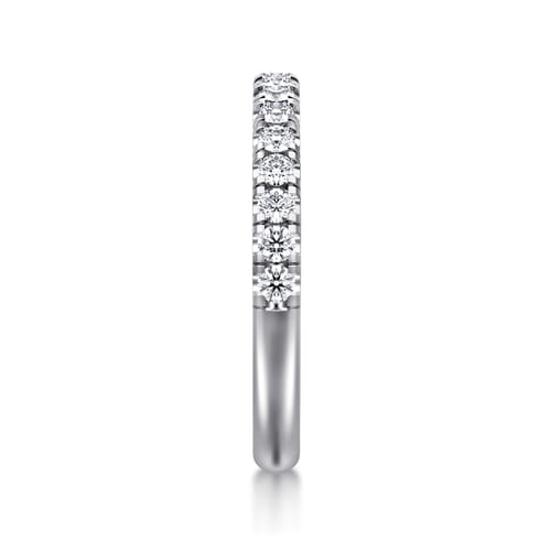 14K White Gold Diamond Matching Wedding Band