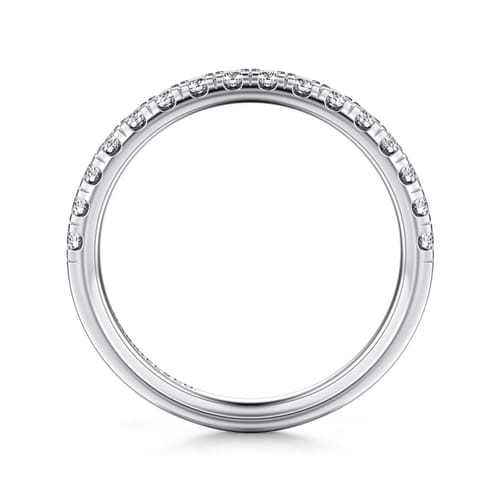 14K White Gold Diamond Matching Wedding Band