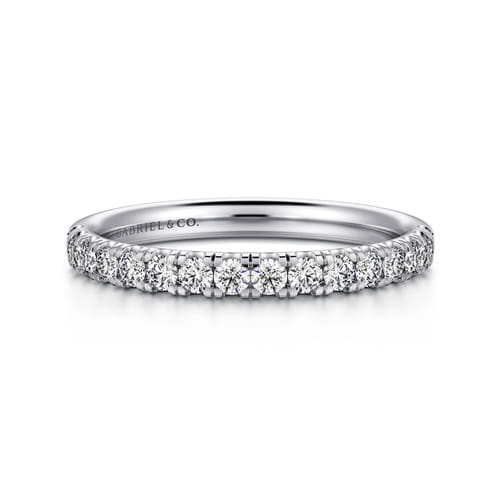 14K White Gold Diamond Matching Wedding Band 14K White Gold Diamond Matching Wedding Band