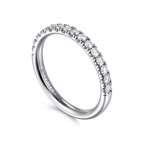 14K White Gold Diamond Matching Wedding Band 14K White Gold Diamond Matching Wedding Band