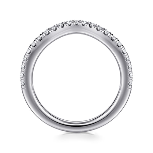 14K White Gold Diamond Matching Wedding Band