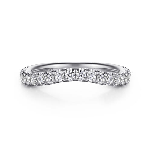 14K White Gold Diamond Matching Wedding Band