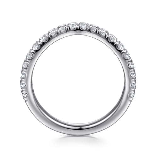 14K White Gold Diamond Matching Wedding Band