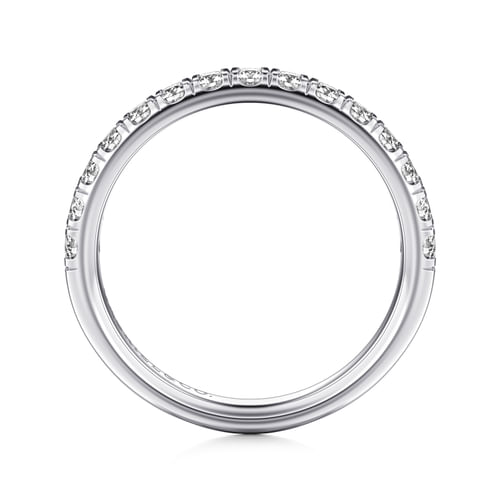 14K White Gold Diamond Matching Wedding Band