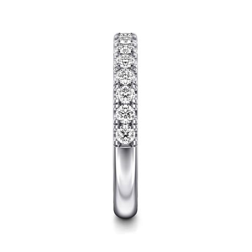 14K White Gold Diamond Matching Wedding Band