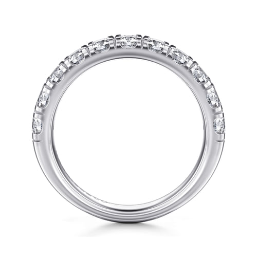 14K White Gold Diamond Matching Wedding Band