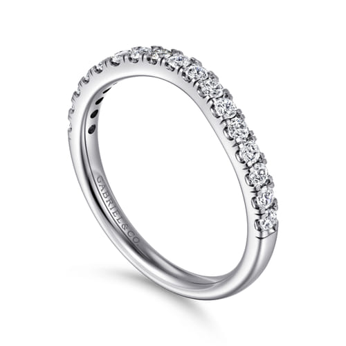 14K White Gold Diamond Matching Wedding Band 14K White Gold Diamond Matching Wedding Band