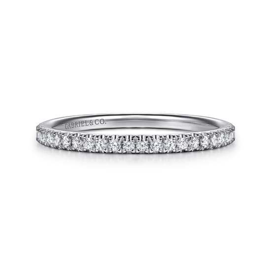 Gabriel - 14K White Gold Diamond Matching Wedding Band