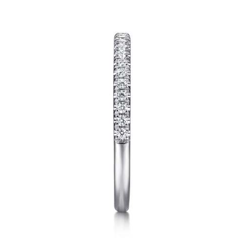 14K White Gold Diamond Matching Wedding Band