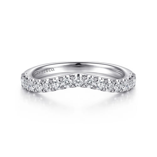14K White Gold Diamond Matching Wedding Band 14K White Gold Diamond Matching Wedding Band