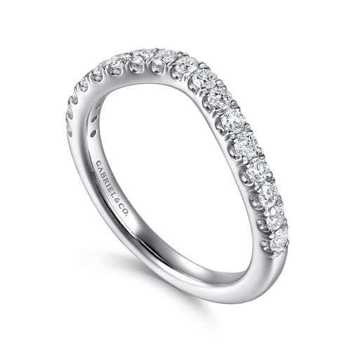 14K White Gold Diamond Matching Wedding Band 14K White Gold Diamond Matching Wedding Band