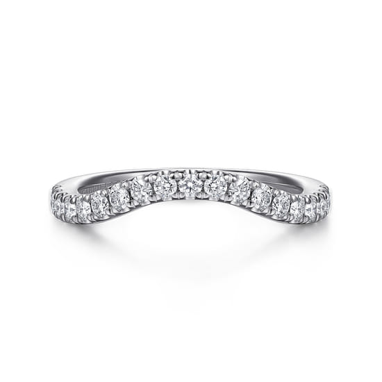 Gabriel - 14K White Gold Diamond Matching Wedding Band