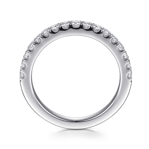 14K White Gold Diamond Matching Wedding Band