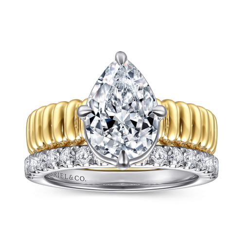 14K White Gold Diamond Matching Wedding Band