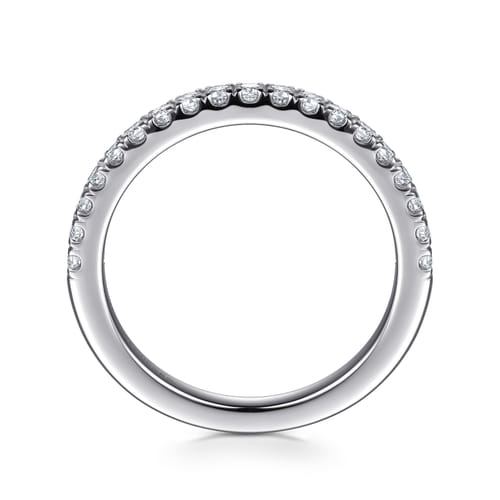 14K White Gold Diamond Matching Wedding Band
