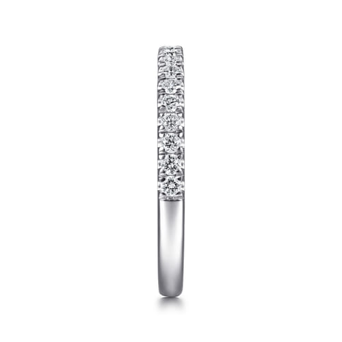 14K White Gold Diamond Matching Wedding Band