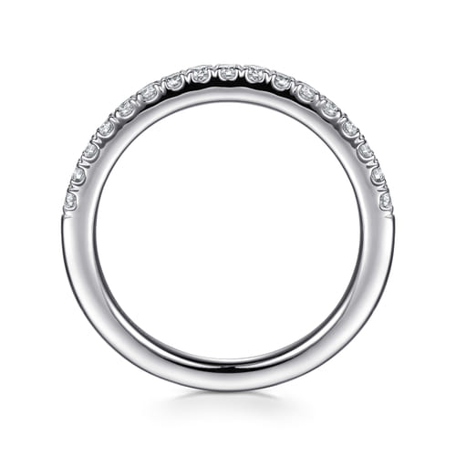 14K White Gold Diamond Matching Wedding Band