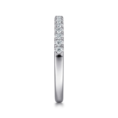 14K White Gold Diamond Matching Wedding Band