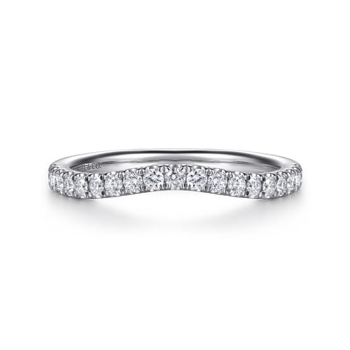 14K White Gold Diamond Matching Wedding Band 14K White Gold Diamond Matching Wedding Band