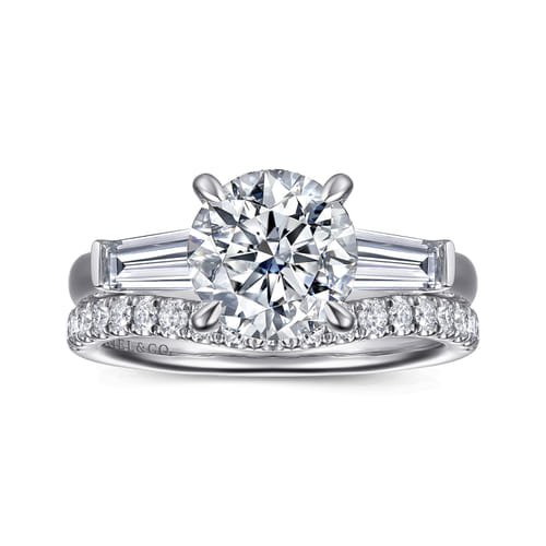 14K White Gold Diamond Matching Wedding Band 14K White Gold Diamond Matching Wedding Band