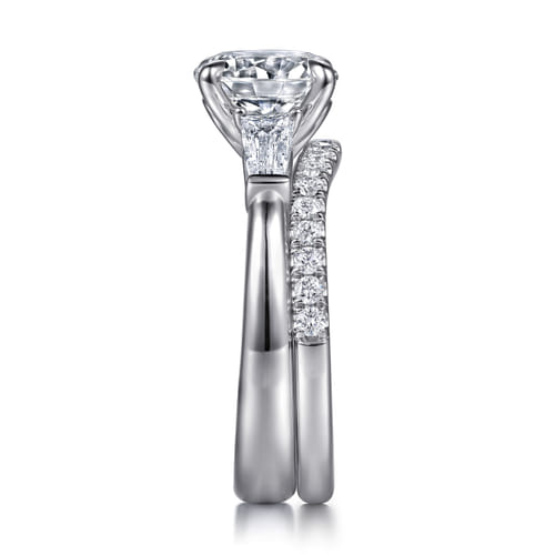 14K White Gold Diamond Matching Wedding Band 14K White Gold Diamond Matching Wedding Band