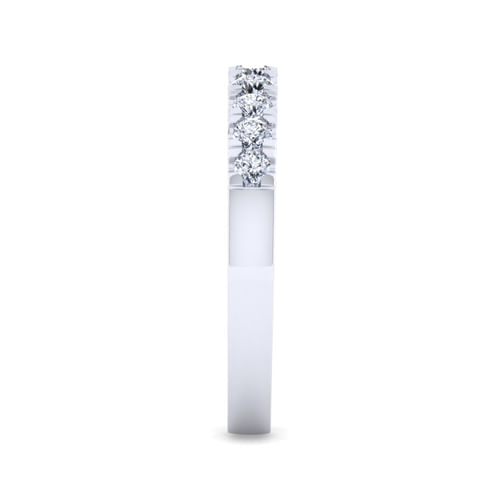 14K White Gold Diamond Matching Wedding Band