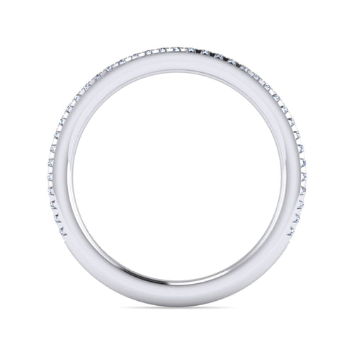 14K White Gold Diamond Matching Wedding Band
