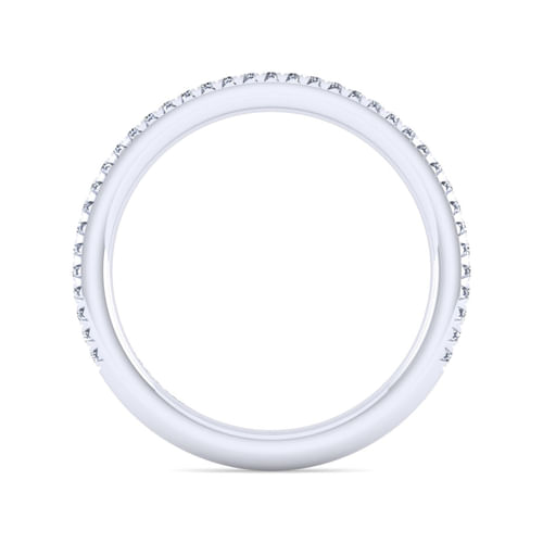 14K White Gold Diamond Matching Wedding Band