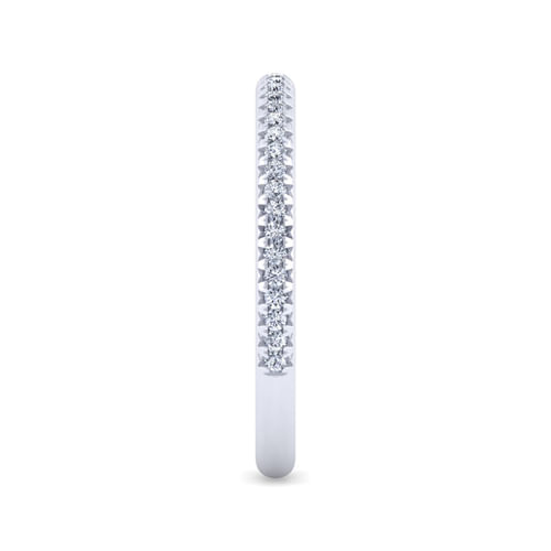 14K White Gold Diamond Matching Wedding Band